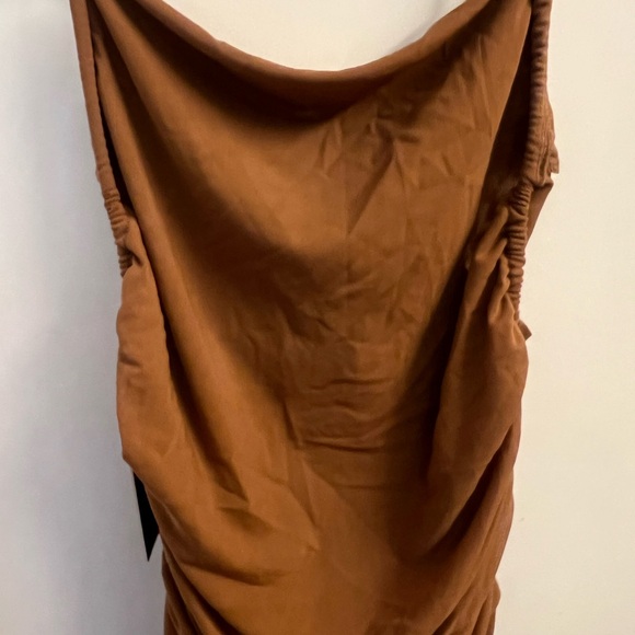 NWT JLUXLABEL Pecan Mesh Fabric Bodysuit (M) - Picture 6 of 10